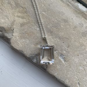 Remodelled vintage glass pendant